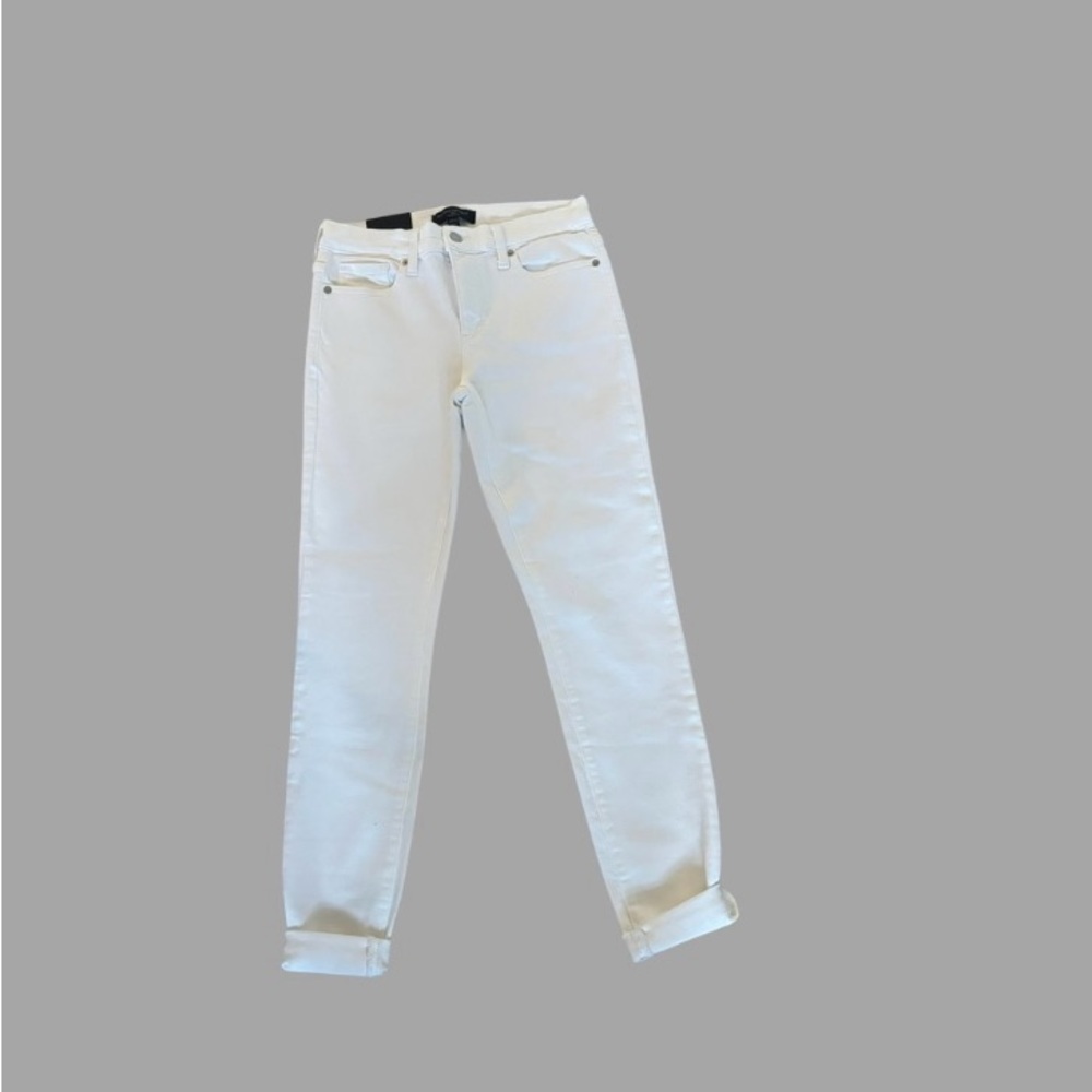 NWT Banana Republic white high straight waisted jeans regular length sz 27